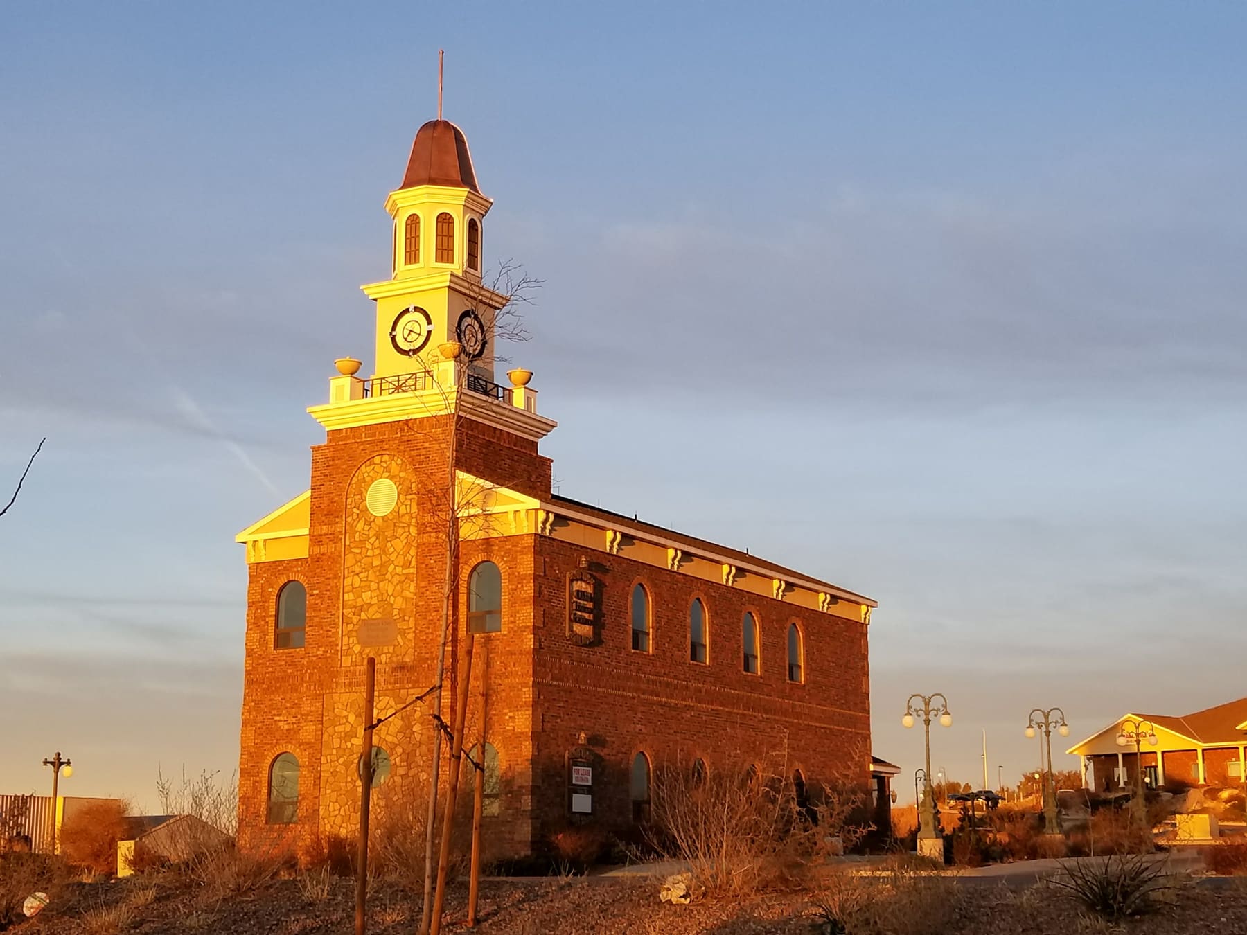 Rustic Mountain Dentistry office in the Clock Tower building in Taylor, AZ